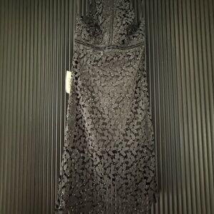 NWT Bardot Black Sequin Dress